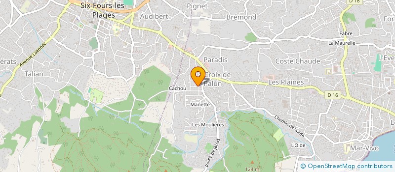 localisation de l'entreprise SCI GAI SOLEIL à LA SEYNE-SUR-MER