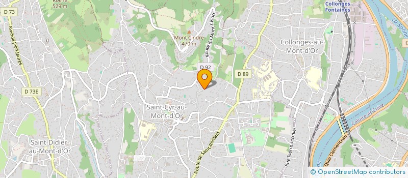 localisation de l'entreprise SCI GAI SOLEIL  SAINT-CYR-AU-MONT-D'OR