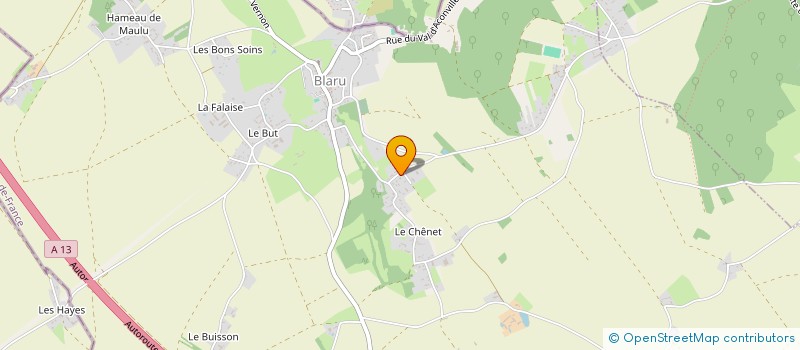 localisation de l'entreprise SCI GAIA  BLARU