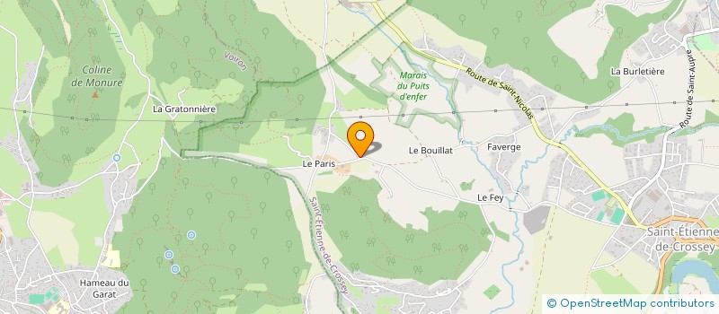 localisation de l'entreprise SCI GAIA  SAINT-ETIENNE-DE-CROSSEY