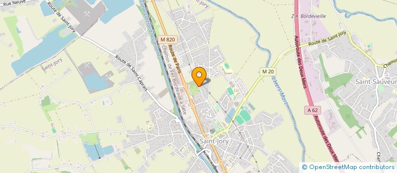 localisation de l'entreprise SCI GAIA  SAINT-JORY