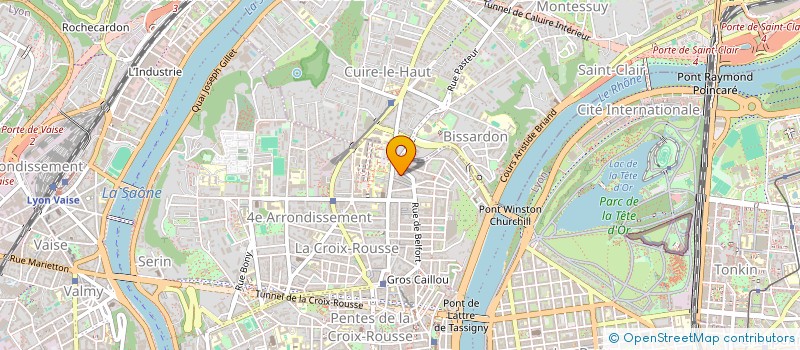 localisation de l'entreprise SCI GAIA  LYON