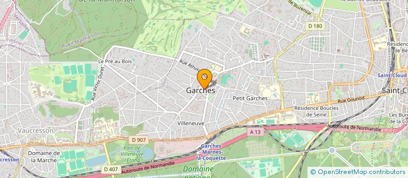 localisation de l'entreprise SCI GAIA à GARCHES