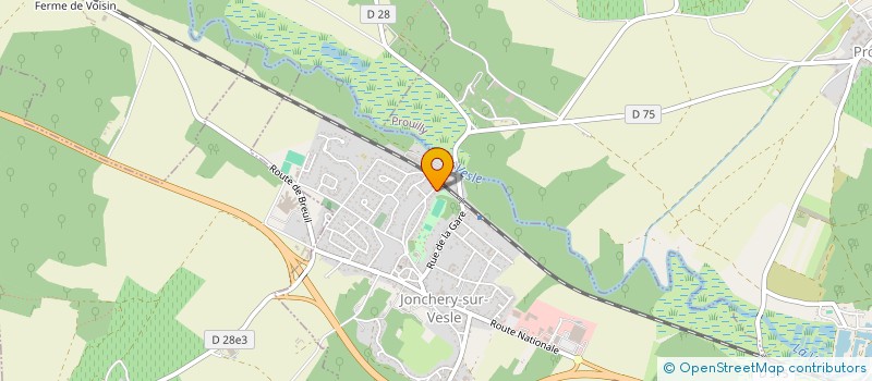 localisation de l'entreprise SCI GAIA  BOUVANCOURT