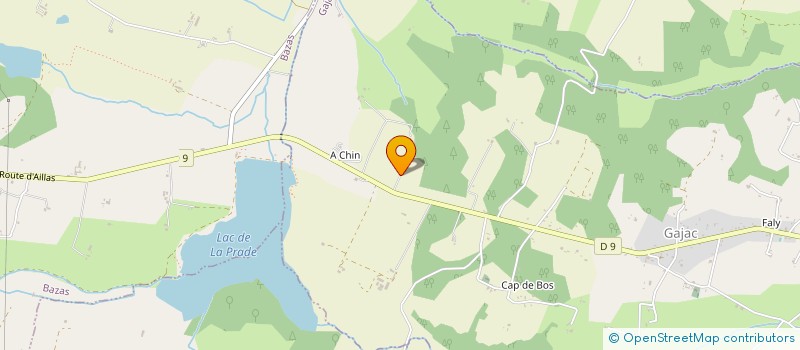 localisation de l'entreprise SCI GAIA  CUDOS