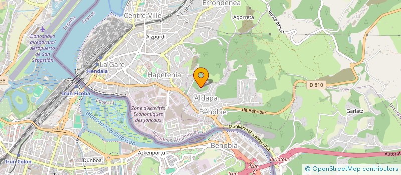 localisation de l'entreprise SCI GAIA  URRUGNE