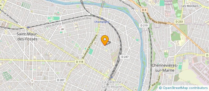 localisation de l'entreprise SCI GAIA à SAINT-MAUR-DES-FOSSES