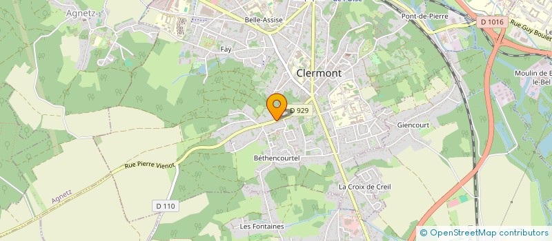 localisation de l'entreprise SCI GAIA  CLERMONT