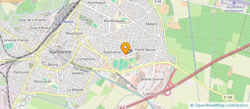 localisation de l'entreprise SCI GAIA à NARBONNE