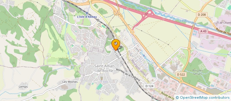 localisation de l'entreprise SCI GAIA  SAINT-ALBAN-DE-ROCHE