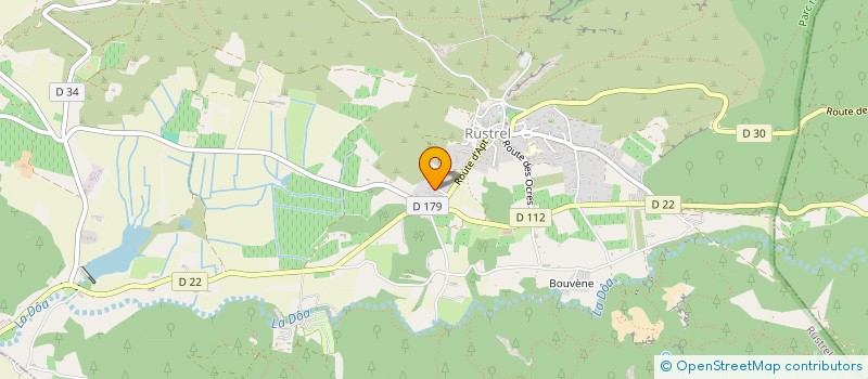 localisation de l'entreprise SCI GAIA  RUSTREL