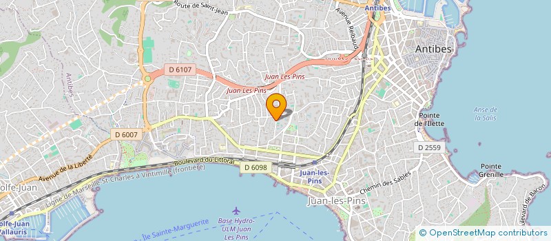 localisation de l'entreprise SCI GAIA à ANTIBES