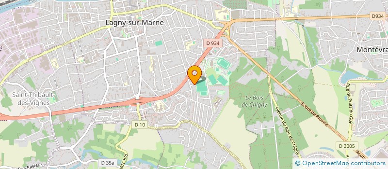 localisation de l'entreprise SCI GAIA  LAGNY-SUR-MARNE