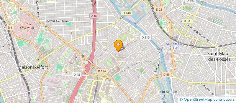 localisation de l'entreprise SCI GAIA à CRETEIL