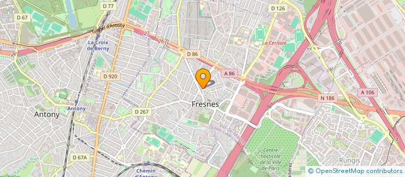 localisation de l'entreprise SCI GAIA IMMO  FRESNES