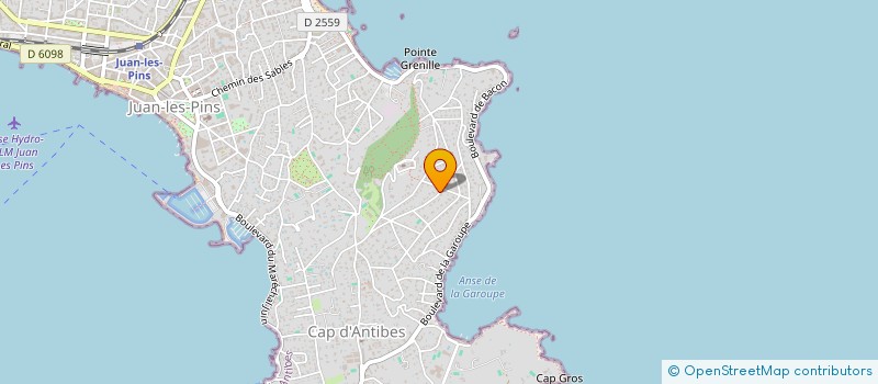 localisation de l'entreprise SCI GAIABS à ANTIBES