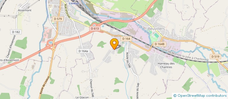 localisation de l'entreprise SCI GAIE FONTAINE  LE MESNIL-EUDES