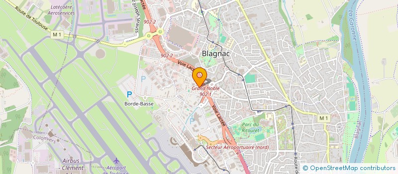 localisation de l'entreprise SCI GAIGHER  BLAGNAC