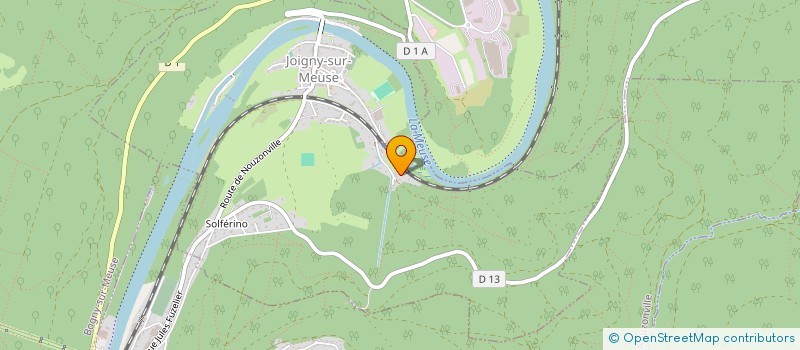 localisation de l'entreprise SCI GAIGNIERRE  JOIGNY-SUR-MEUSE