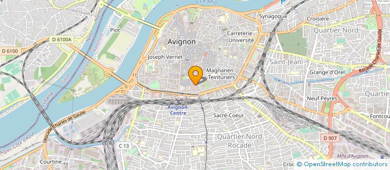 localisation de l'entreprise SCI GAILARD TRINTIGNAC  AVIGNON