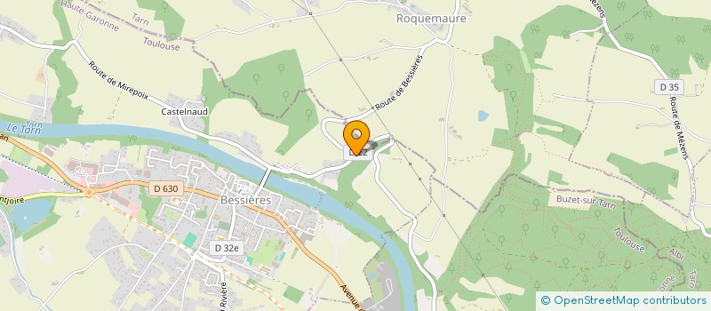 localisation de l'entreprise SCI GAILLAC 2005  BESSIERES