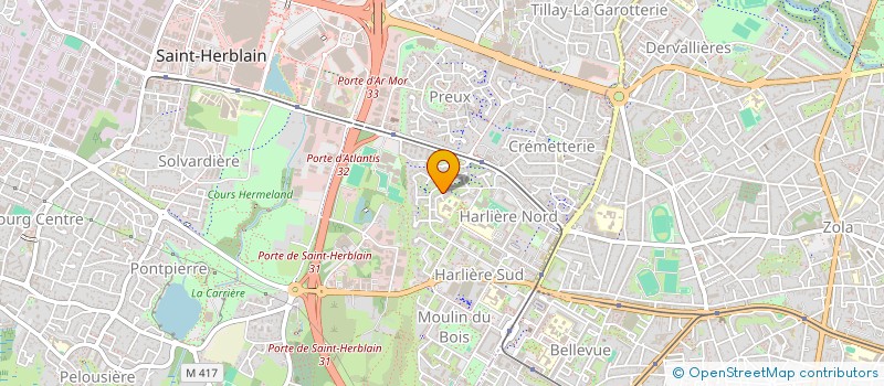 localisation de l'entreprise SCI GAILLAC SH  SAINT-HERBLAIN