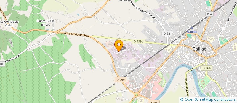 localisation de l'entreprise SCI GAILLACOISE  GAILLAC