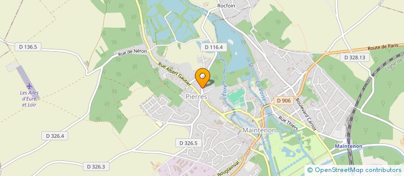 localisation de l'entreprise SCI GAILLARD à PIERRES