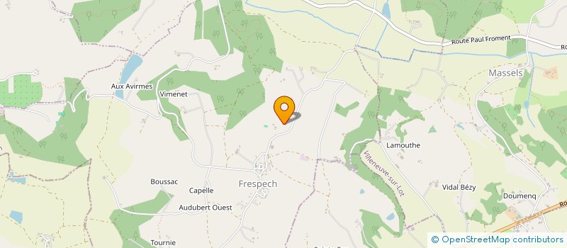 localisation de l'entreprise SCI GAILLARD  FRESPECH