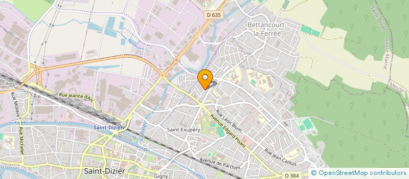 localisation de l'entreprise SCI GAILLARD 52 à SAINT-DIZIER