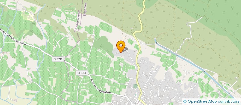 localisation de l'entreprise SCI GAILLARD INVEST  POURRIERES