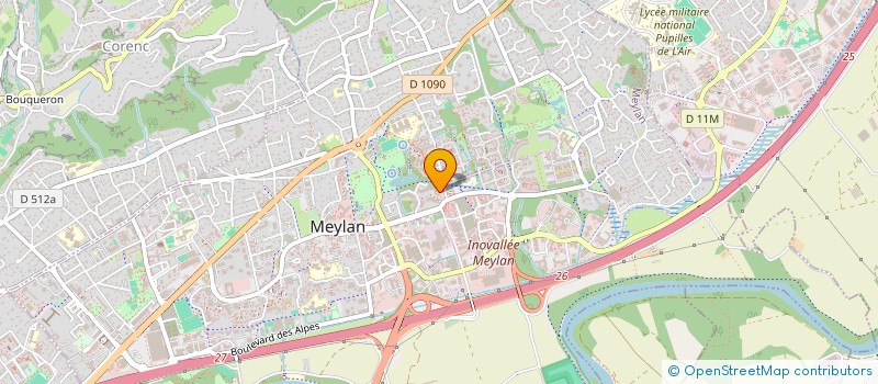 localisation de l'entreprise SCI GAILLARD - MONTI  MEYLAN