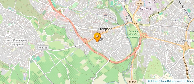 localisation de l'entreprise SCI GAILLARD NOEL  JUVIGNAC