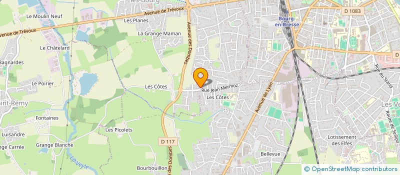 localisation de l'entreprise SCI GAILLARD ROUX à SAINT-DENIS-LES-BOURG