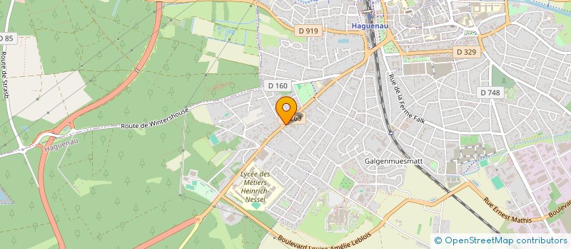 localisation de l'entreprise SCI GAILLARDIN  HAGUENAU