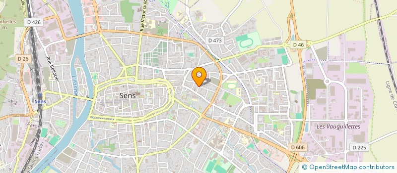 localisation de l'entreprise SCI GAILLONS  SENS