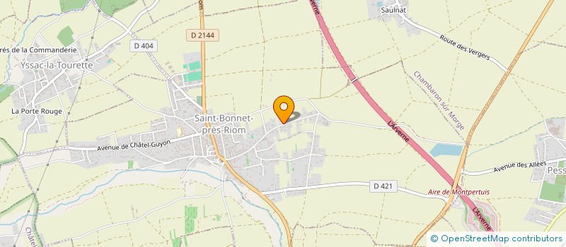 localisation de l'entreprise SCI GAILLOT ROLLIN  SAINT-BONNET-PRES-RIOM