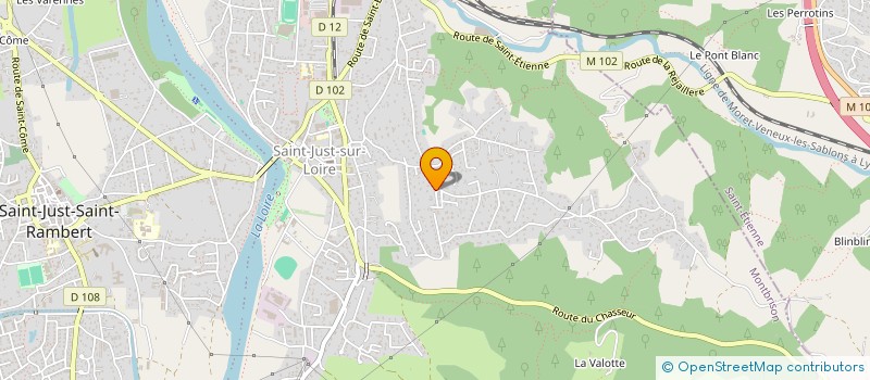 localisation de l'entreprise SCI GAINAGE  SAINT-JUST-SAINT-RAMBERT