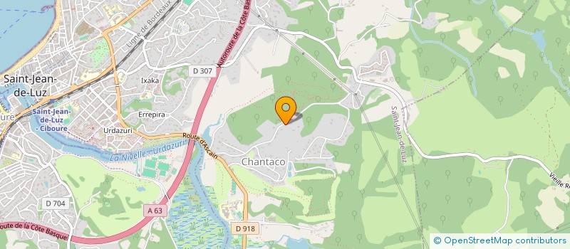 localisation de l'entreprise SCI GAINEKO à SAINT-JEAN-DE-LUZ