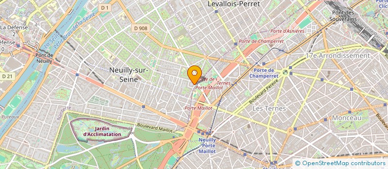 localisation de l'entreprise SCI GAINEKOA à NEUILLY-SUR-SEINE