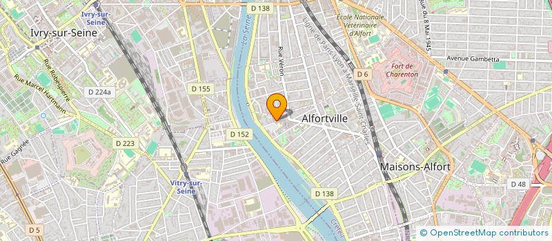 localisation de l'entreprise SCI GAIO à ALFORTVILLE