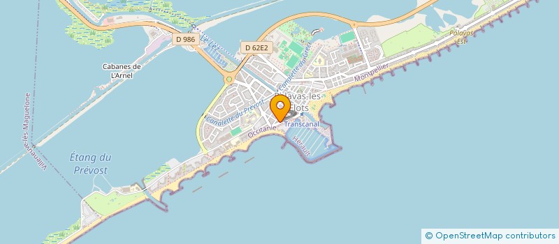localisation de l'entreprise SCI GAIRAUD à PALAVAS-LES-FLOTS