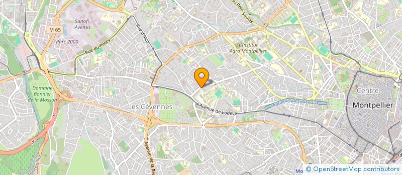 localisation de l'entreprise SCI GAISTRAS à MONTPELLIER