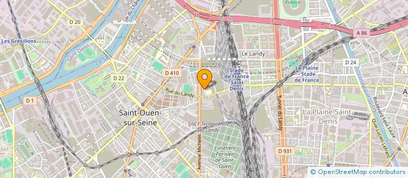 localisation de l'entreprise SCI GAITE  SAINT-DENIS
