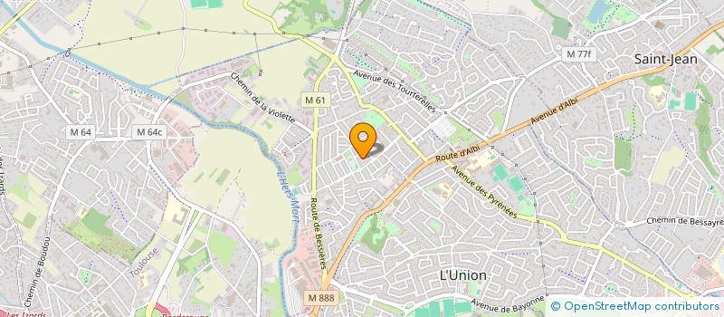 localisation de l'entreprise SCI GAIUS à L'UNION