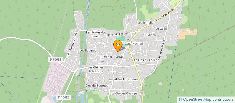 localisation de l'entreprise SCI GAIVOTA I à LEGE-CAP-FERRET