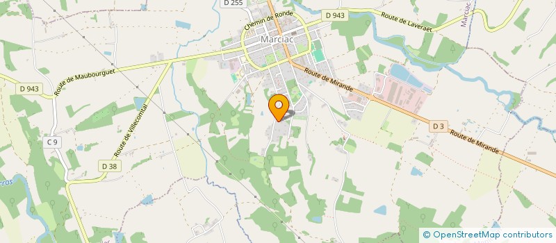 localisation de l'entreprise SCI GAJA  TRONCENS