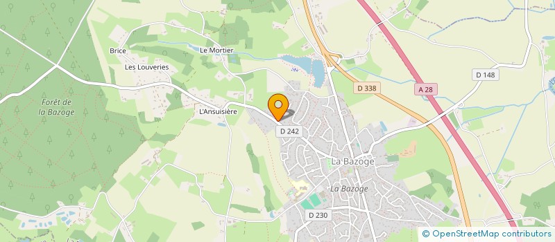 localisation de l'entreprise SCI GAJA  LA BAZOGE