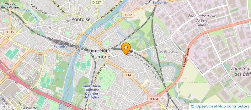 localisation de l'entreprise SCI GAJAN à SAINT-OUEN-L'AUMONE