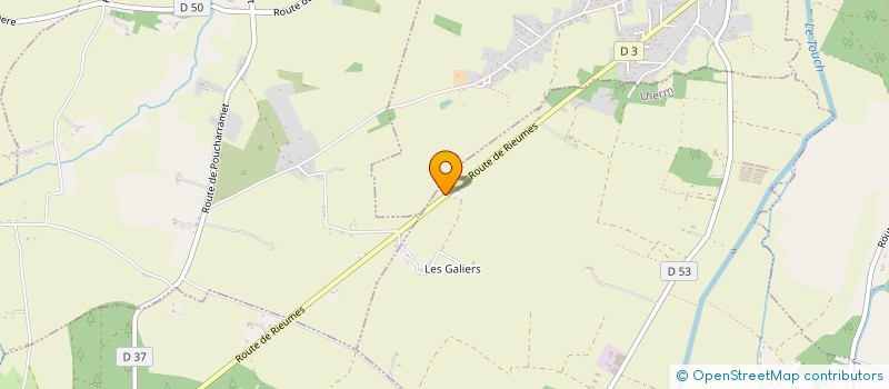 localisation de l'entreprise SCI GAJAN FRERES à LHERM